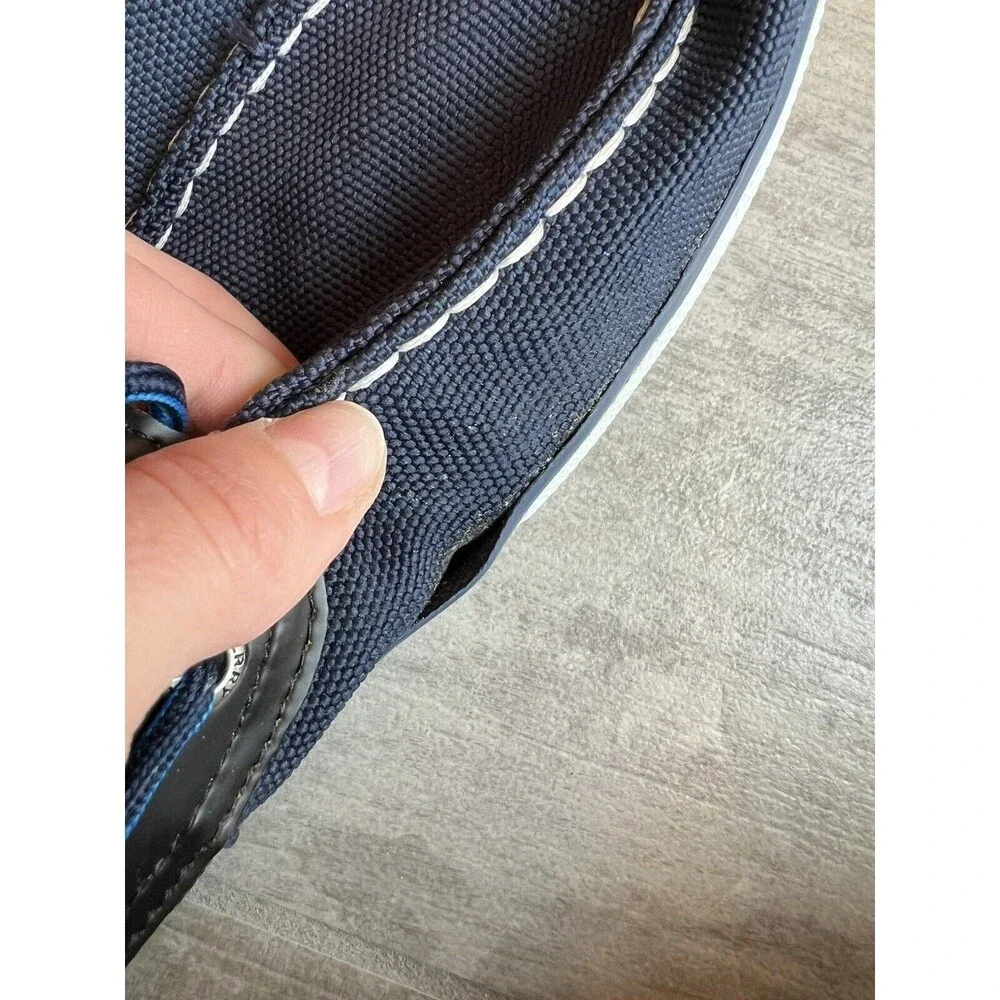 Sperry Top-Sider Men's Size 13 M Bahama 2-Eye Navy Blue Boat Shoes STS13135